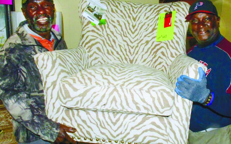 Charlie Ellison (left) and Timmy Bland have made hundreds of Blackwell Furniture deliveries over recent years, but will soon be looking for new jobs.