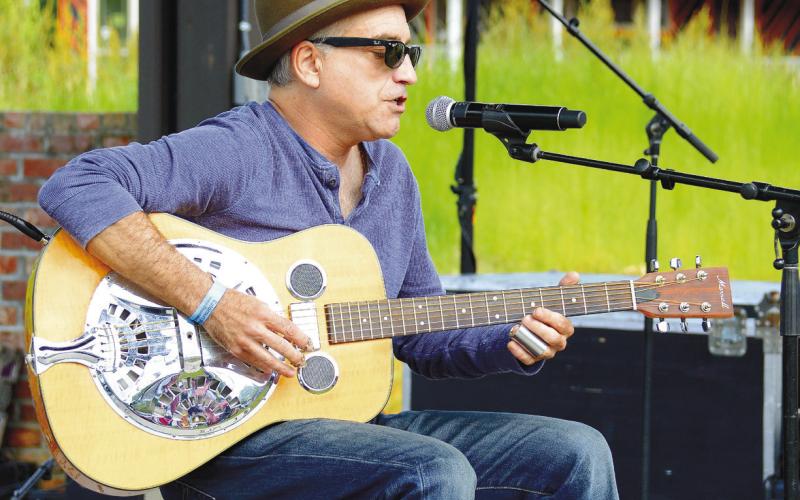 John Emil brought a true blues vibe to the stage as he mixed traditional and modern songs throughout his solo set.