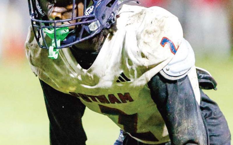 Putnam County defensive back Bill Waters (2) during a game earlier this season against Morgan County. LANCE McCURLEY/File photo