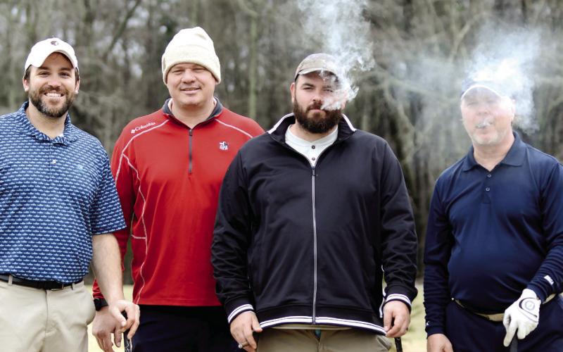 Good friends, good cigars, and good times were all part of the experience at the inaugural Leadership Putnam Charity Golf Tournament. IAN TOCHER/Staff