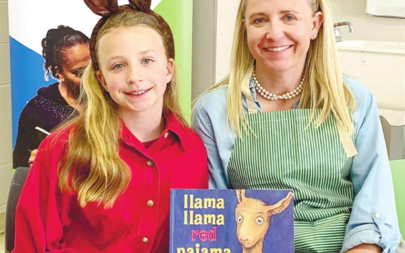 Change to Heidi and Bowie King as Mama Llama and Baby Llama. BAILEY BALLARD/Staff