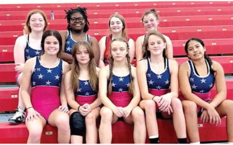 Like the boys, the Lady War Eagles wrestling team will soon have to change its focus to individual competition. CONTRIBUTED