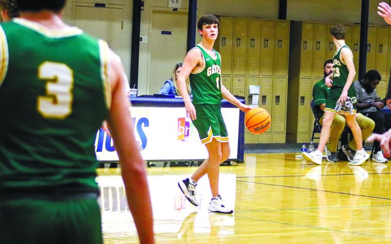 The Gators rely on senior Jackson Morris (1), but players like Walker Roberts (3) are important contributors, too.
