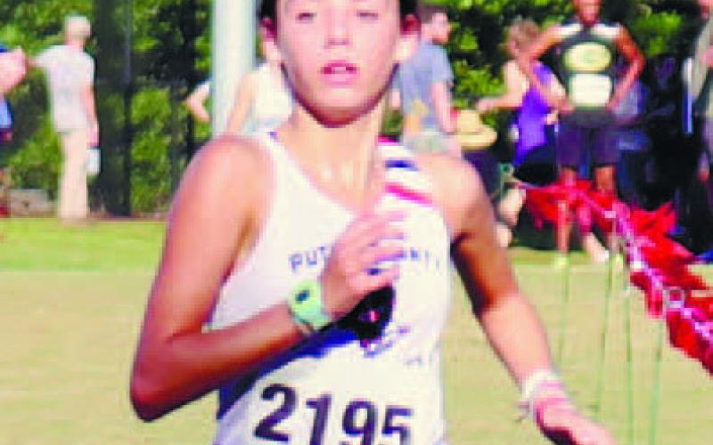 PCHS freshman runner Alyssa Pennington led the way for the War Eagles in the varsity Girls’ 5K in Social Circle, placing third with a time of 22 minutes, 57 seconds. Her lone teammate, Jade Mullis, placed 29th of 55 entrants.
