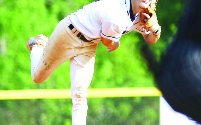 After a strong senior campaign at Putnam County, pitcher Hunter Holder is heading to South Georgia’s Thomas University this fall. (TREY NORRIS/Staff)