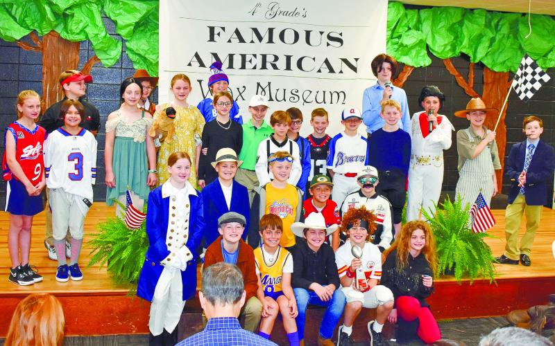 In alphabetical order: Colt Bailey as Stetson Bennet, Luke Bennett as Patrick Mahomes, Kaylee Collis as Reba McEntire, Walker Crowder as Corey Crowder, C.J. Daniluk as Jim Thorpe, Jacob Davis as Scott Kelly, Nathan Davis as Mark Kelly, Hayden Ferguson as Michael Phelps, Hayden Harper as Hank Aaron, Brantley Hill as Kirby Smart, Asher Hoselton as Steffon Diggs, Wyatt Kitchens as George Strait, Mila Kononetz as Alexander Hamilton, Charlie Lewis as Dale Earnhardt, Callan McCracken as Mo Willems, Layla Menke as