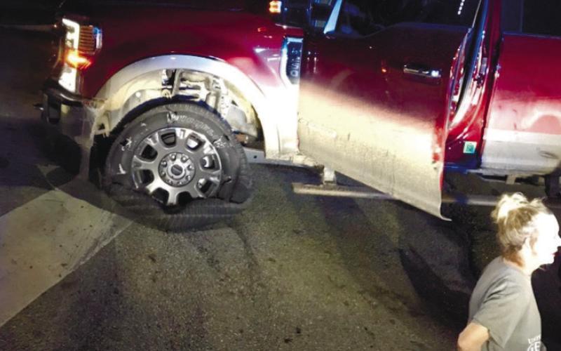 Marguerite Elizabeth Crumbley was pulled from the F-250 she used to lead authorities on a high-speed chase through Morgan, Jasper and Putnam counties. CONTRIBUTED