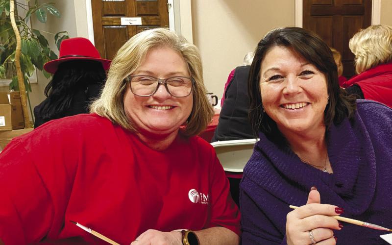 FMB representative Sheri Ezzard and PGH representative Laura Ladnier. CONTRIBUTED