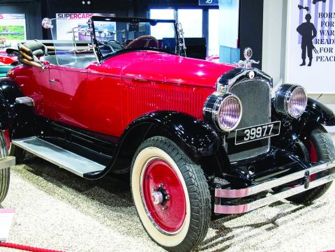 A 1920s Jordan MX Playboy roadster similar to this museum piece plays a central role in Tori Whitaker’s new novel, A Matter of Happiness. CONTRIBUTED
