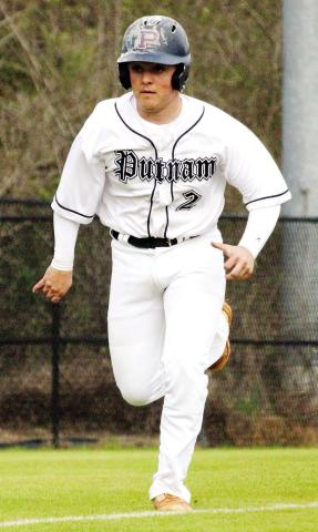 Jackson Dodd (2) sprints home to score one of his two runs against Josey. TREY NORRIS/Staff