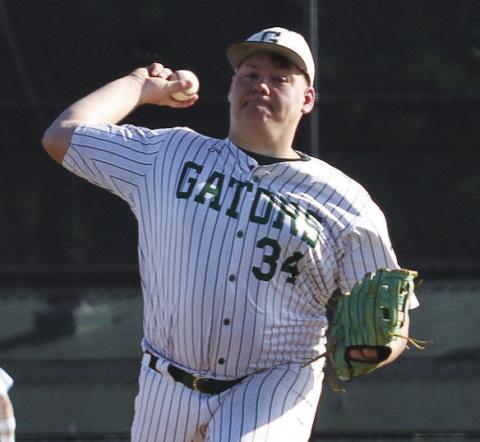 Jayden Moss pitched 6.1 innings last Tuesday, striking out seven batters, and also collected three hits and two RBIs in the same game against the Broncos. TREY NORRIS/Staff