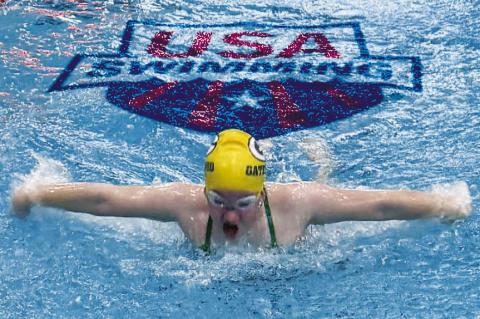 Gatewood swimmer Olivia Chomiak recently participated in the USA Swimming Northeast Divisional competition, held at the University of Georgia in Athens. CONTRIBUTED