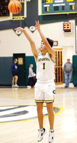 Three-point specialist Jackson Morris made personal history Monday night by crossing the 1,000-point threshold. IAN TOCHER/Staff