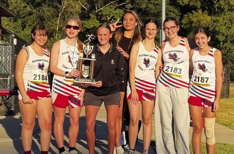 Last year’s Lady War Eagles finished second in region competition, with several runners returning in 2026. CONTRIBUTED