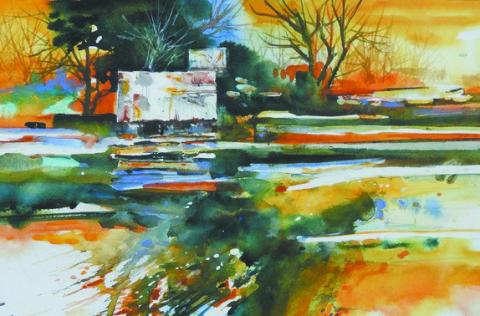 Festival Hall in downtown Greensboro will mark a milestone when it hosts the Georgia Watercolor Society Member Exhibition Sept. 14 through Oct. 26. (CONTRIBUTED)