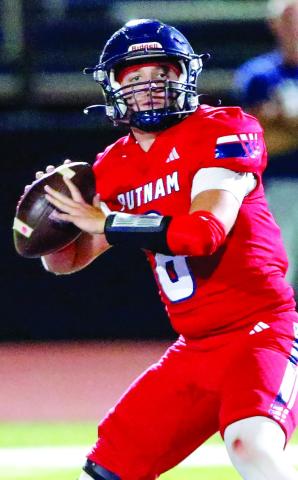 Putnam County senior Branan Griffin earned the Coaches Award after playing through an ACL injury this past season. LANCE McCURLEY/Staff
