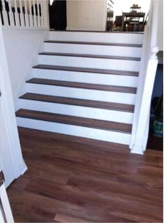 Their latest job consisted of intricate beautiful hardwood stairs, risers and floors. CONTRIBUTED