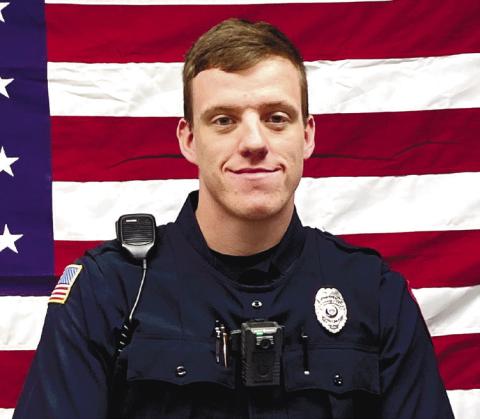 Christopher Detweiler has been on the force since July. LYNN HOBBS/ Staff