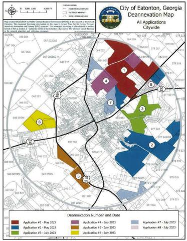 Together, all parcels represented almost 3,264 acres at a total taxable value of more than $3.04 million in 2023, which accounted for approximately $25,865 in payable city taxes last year. (CONTRIBUTED)