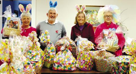EFUMC donates Easter baskets.