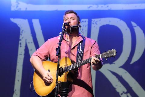 Matt Rogers plays a concert in March 2022 at the Plaza Arts Center. He will return to Eatonton to play a solo concert on Oct. 14. LANCE MCCURLEY/Staff