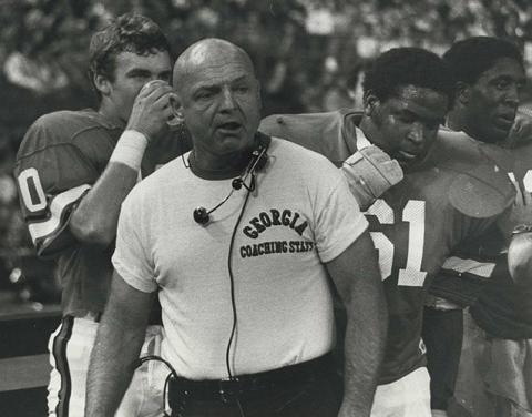 Erk Russell was Georgia football's defensive coordinator for 17 years and helped start the football program at Georgia Southern. (Photo Courtesy of the UGA Hargrett Library)