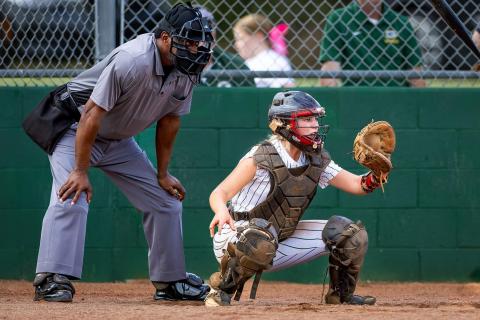 Gatewood senior Ellie McMillan has been a catcher for the past few seasons, but coach Dena Stancil said she will play multiple positions this year. CONTRIBUTED