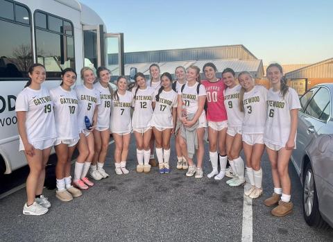Anchored by the surprising play of redshirt rookie goalkeeper Lauren Paxson (00), the Gatewood girls soccer team has opened its 2026 campaign at 3-3 overall and 2-0 in region play. CONTRIBUTED