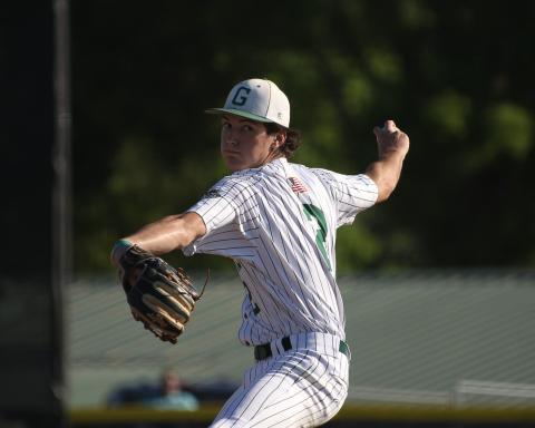 Gatewood’s Ben Brannen gets set to deliver a pitch during a recent game. TREY NORRIS/Staff