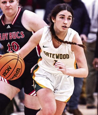 Junior Lauren Paxson has developed into a team leader on and off the court for the Gatewood Lady Gators. IAN TOCHER/STAFF