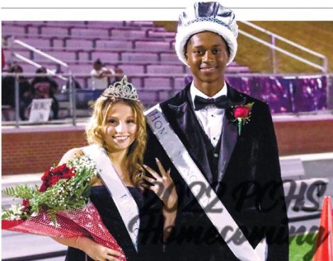 Putnam County High School’s Homecoming queen and king – Shelby McLeroy and Eren Banks – were crowned at halftime during the War Eagles’ Sept. 23 football game. SEE THE REST OF THE HOMECOMING COURT >> PAGE B6 LANCE McCURLEY/Staff