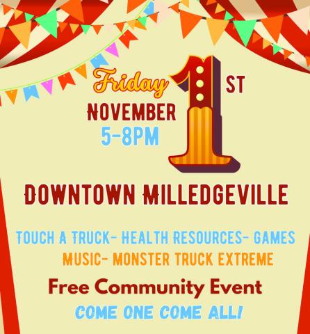 The event is on Nov. 1st from 6-8 p.m on the 100 block of North Wilkinson Street.