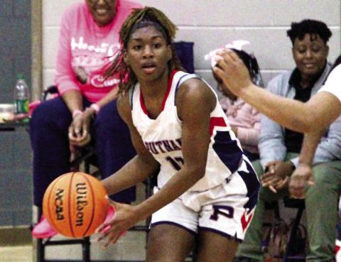 Journey Waller, a freshman point guard for Putnam County, has been showing promise as the year progresses. TREY NORRIS/Staff