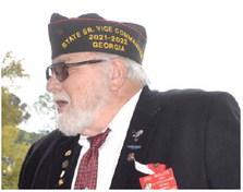 Jim Willis speaks at the Putnam County Veterans Wall of Honor during the 2021 Veterans Day celebration. FILE PHOTO