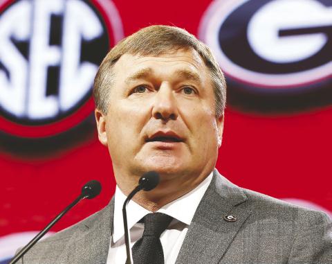 Georgia head coach Kirby Smart spoke to members of the media on Tuesday, July 18 about the upcoming season. COURTESY OF SEC MEDIA COMMUNICATIONS