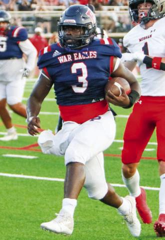 A heroic effort by Putnam County running back Rashod Daniel made the difference in the War Eagles’ 21-14 win last week over Jasper County. LANCE McCURLEY/File photo