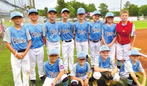 Dixie Youth 10U All-Stars: Front, l-r: Eli Ezzard, Channing White, Bryce Larimore, Hayden Harper; Rear, l-r: Baylor Mitchell, Ethan Tillery, Collis Thrift, Robbie Miller, Bennett Haley, Ryan Miller, Asher Hoselton, Finn Huskins. CONTRIBUTED