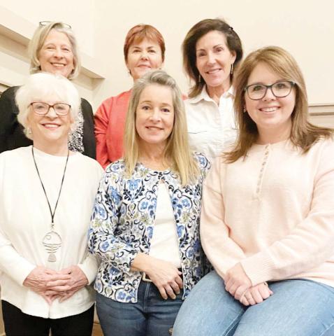 L-R back row: Suzanne Vest, Robin Cassidy, and Diane Shinneman and in the front row (l-r): Sandy Young, Kathy Wardlaw, and Valerie Padgett. CONTRIBUTED