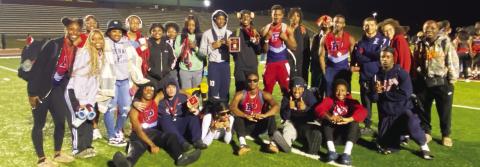 Members of both Putnam County track and field teams pose for a photo after a successful meet at Baldwin High School earlier this month. CONTRIBUTED