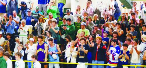 The student section at Gatewood deserves credit for cheering on their Gators all season long, head coach Don Keiser said. IAN TOCHER/Staff