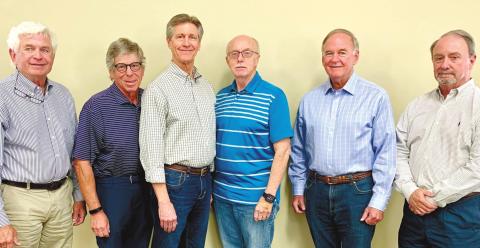 Men of Lake Oconee Board of Trustees include, from left, Bob Massey, Howard Goldstein, Reid Conklin, Shannon Osborne, Rob Mitchell and David Nicholson. CONTRIBUTED