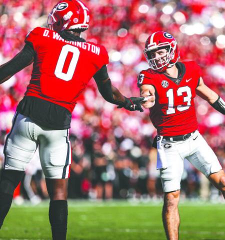 Georgia o ense overpowers Vanderbilt