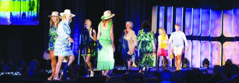 Guests enjoy the cocktails at the 2026 St. Mary’s Good Samaritan Hospital fashion show. LEIGH LOFGREN/Staff