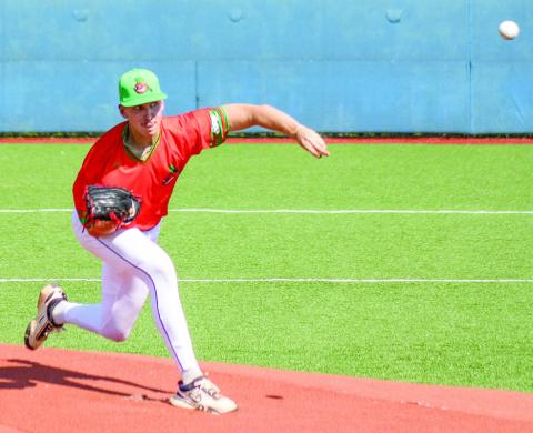Lake Oconee Wild Things pitcher Skylar McCoy, who is a recent Morgan County graduate, totaled six strikeouts in a win on June 28. SKYLA MORRIS/Staff