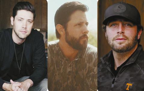 L-R: Songs & Drives for Lives performers include producer and songwriter Corey Crowder with songwriters Ray Fulcher and Ben Williams. CONTRIBUTED