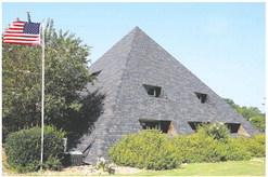 The popular Putnam County pyramid alongside Old Phoenix Road at Lake Oconee Parkway may disappear soon to make way for a new car wash. IAN TOCHER/Staff