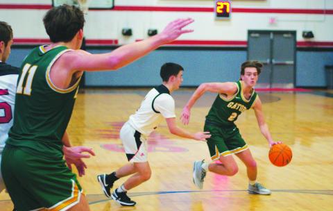 Gatewood’s Jake Rich (11) and JT Gregory (2) will join fellow seniors Ames Johnson and Kaden Keiser in being honored on Seniors Night this Friday night at home in Eatonton versus Trinity Christian. IAN TOCHER/Staff