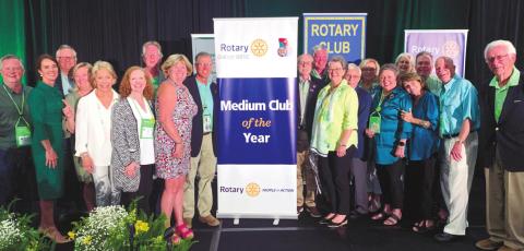 Rotary Club of Greene and Putnam Counties wins Club of the Year Award for the fifth consecutive year. CONTRIBUTED