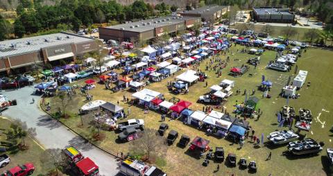 Last year’s Big Event was held at the business mall on Linger Longer Road opposite Publix, but will be moved to a new home this year at Lake Oconee Church, 1101 Village Park Dr., Greensboro. CONTRIBUTED