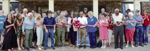 A good-sized crowd was on hand last Thursday for the official opening of Habitat for Humanity of Putnam’s new ReStore retail outlet. IAN TOCHER/Staff